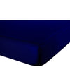 Lenzuolo letto sotto lenzuola con angoli in cotone made in italy BLU NOTTE