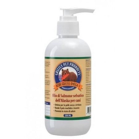 Grizzly olio di salmone dell'Alaska