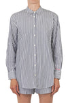 MC2 SAINT BARTH MC2 Saint Barth - Camicia - 450901 - Bianco/Blu da donna