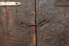 Biscottini Porta in legno massello e ferro da interno o da esterno vecchia e antica medievale scorrevole