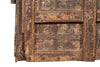 Biscottini Porta in legno massello e ferro da interno o da esterno vecchia e antica medievale scorrevole