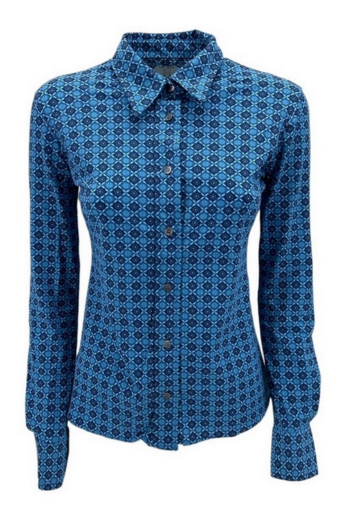 Caliban Camicie Blu/azzurro da donna