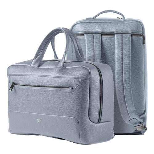 Bi-Bag Gate Trended Ecopelle Dim. 42X28X14Cm Azzurro Intempo