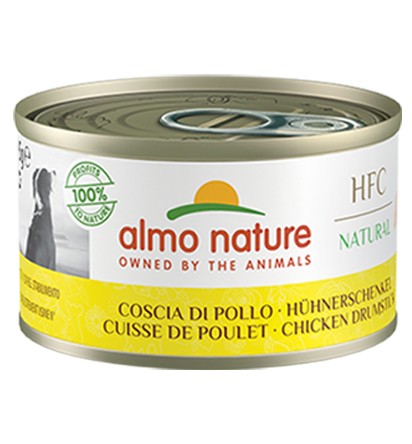 Almo Nature Scatoletta HFC Natural gusto Coscia di Pollo per Cani Adulti