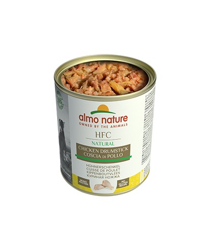 Almo Nature Scatoletta HFC Natural gusto Coscia di Pollo per Cani Adulti