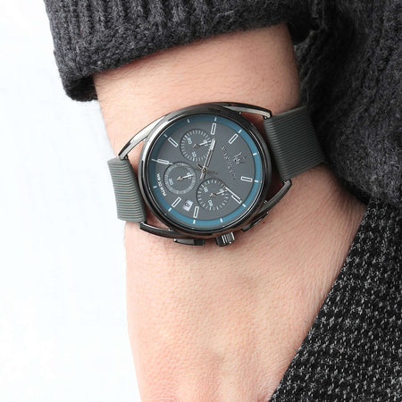 Orologio MASERATI uomo Trimarano cronografo gomma grigio