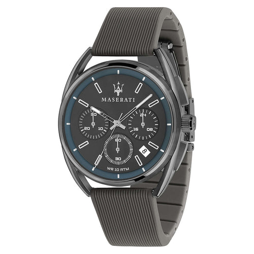 Orologio MASERATI uomo Trimarano cronografo gomma grigio