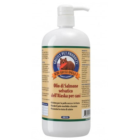 Grizzly olio di salmone dell'Alaska