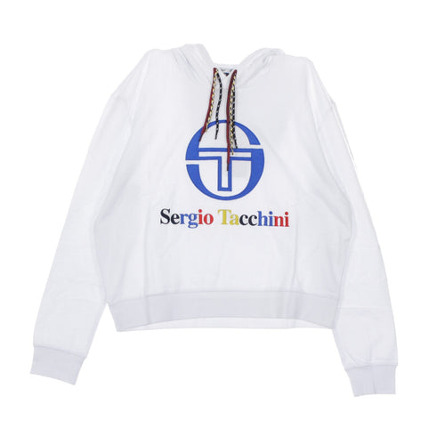 SERGIO TACCHINI Felpa Cappuccio Corta Donna Cleo White da donna
