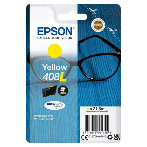 Epson 408L - 21,6 ml - Giallo - originale - confezione in blister