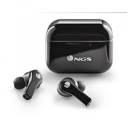 NGS AURICOLARI STEREO BLUETOOTH 5.1 ARTICA BLOOM + BASE DI RICARICA + Touch sensor + Vivavoce BLACK