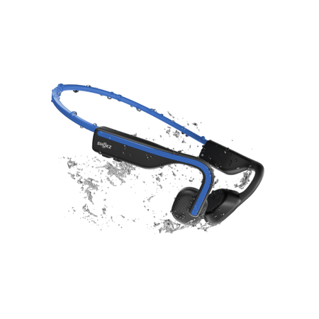 OpenMove Auricolari Sport Stereo Bluetooth Passanuca con Microfono Colore Blu