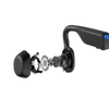 OpenMove Auricolari Sport Stereo Bluetooth Passanuca con Microfono Colore Blu