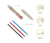 Legami, Penna Gel cancellabile 3 Colori Ricaricabile, Tema Travel