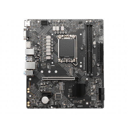 MSI PRO H610M-G DDR4 - scheda madre - micro ATX - socket LGA1700 - chipset H610 - USB 3.2 Gen 1 - Gigabit LAN - grafica integrata (CPU richiesta)