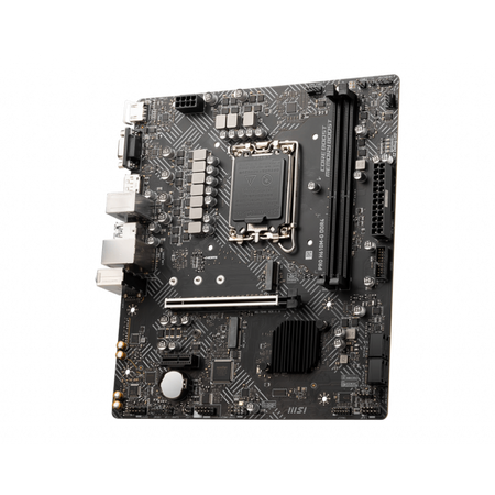MSI PRO H610M-G DDR4 - scheda madre - micro ATX - socket LGA1700 - chipset H610 - USB 3.2 Gen 1 - Gigabit LAN - grafica integrata (CPU richiesta)