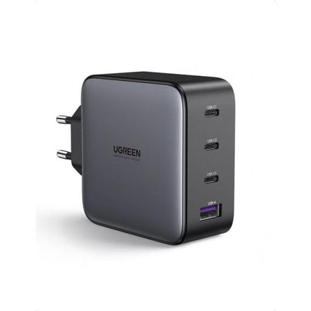 UGREEN Caricatore USB 100W GaN Nexode- 3x Type-C- 1xUSB3 Black