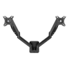 Deltaco ARM-0361 Supporti a parete per TV 81,3 cm [32] Nero (DELTACO Office, Dual wall, gas spring,)