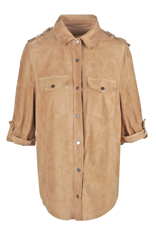 SALVATORE SANTORO Salvatore Santoro - Giubbotto di pelle - 430403 - Beige da donna