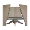 TAVOLO ROTONDO ALLUNGABILE LEGNO GREZZO DIAMETRO 120X120H.80