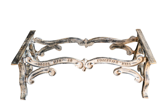 Biscottini Biscottini Base Tavolo Ghisa Anticata Stabile Robusta Grande 127x69x43