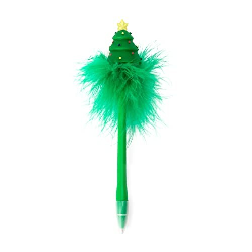 Legami, Penna a Sfera con Albero di Natale luminoso, Inchiostro Blu, Tema Xmas Tree