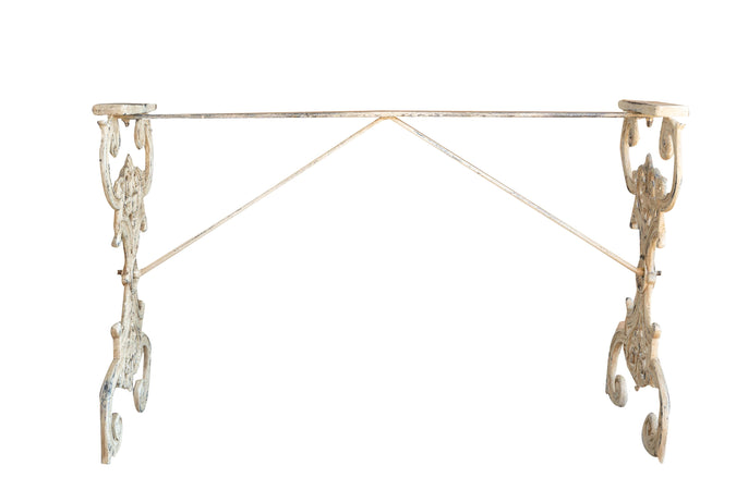 Biscottini Biscottini Base Tavolo Ghisa Finitura Anticata 122x48x75 Stabile Design Classico