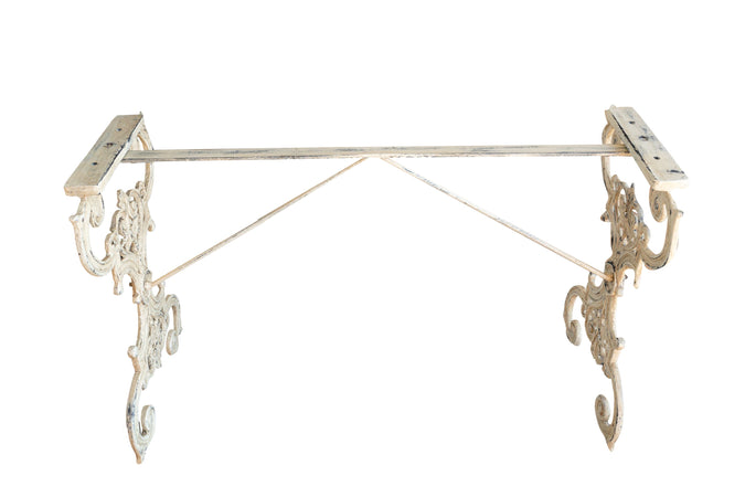 Biscottini Biscottini Base Tavolo Ghisa Finitura Anticata 122x48x75 Stabile Design Classico