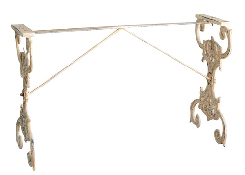 Biscottini Biscottini Base Tavolo Ghisa Finitura Anticata 122x48x75 Stabile Design Classico