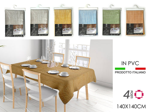 Tovaglia PVC Tinta Unita 140x140cm