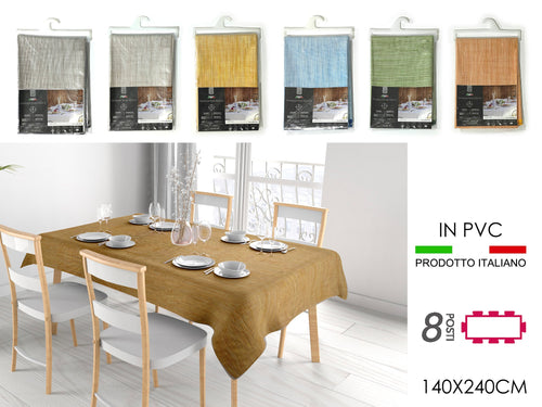 Tovaglia PVC Tinta Unita 140x240cm
