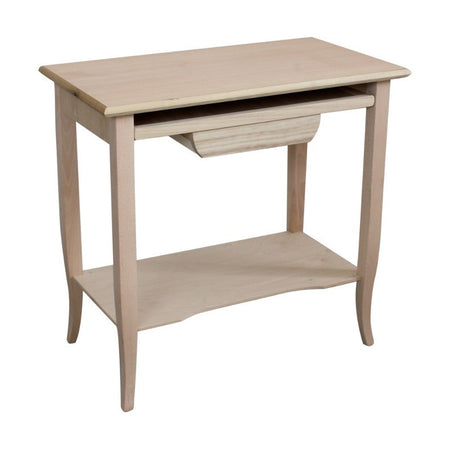 MOBILI 2G - SCRIVANIA 1 CASSETTO LEGNO SHABBY BIANCO ANTICATO 85x49x79