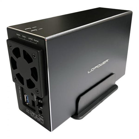 LC-Power LC-35U3-RAID-2 contenitore di unit di archiviazione Custodia per Disco Rigido [HDD] Nero 3.5 (Festplattengehuse LC-Power LC-35U3-R)