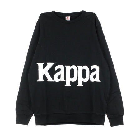 KAPPA Felpa Girocollo Uomo Banda Bernel Black/white da uomo