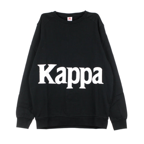 KAPPA Felpa Girocollo Uomo Banda Bernel Black/white da uomo