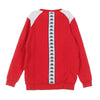 KAPPA Felpa Girocollo Uomo Banda Bernel Red/white da uomo