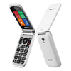 BRONDI STONE+ (BIANCO) - TELEFONO CELLULARE PER ANZIANI - TORCIA - FOTOCAMERA