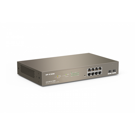 Switch PoE Cloud Managed 8GE+2SFP, G3310P-8-150W