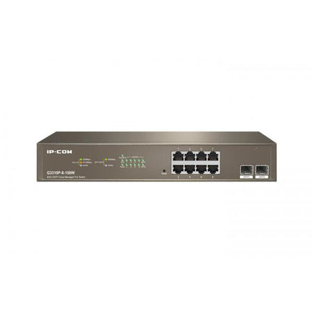 Switch PoE Cloud Managed 8GE+2SFP, G3310P-8-150W