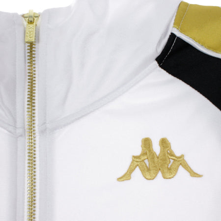 KAPPA Giacca Tuta Donna Banda 10 Banik White/black/yellow da donna