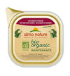 Almo Nature Bio Organic Maintenance Vaschetta gusto Manzo e Verdure per Cani Adulti