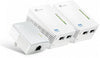 Kit powerline AV600 WiFi 300Mbps 2 Porte LAN (3 Pezzi)