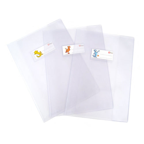 Coprimaxi Superseta Pvc Goffrato Neutro A5 C/Alette E Portanome Ri.Plast