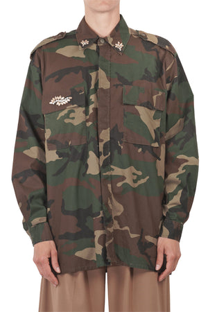 LA FEMME BLANCHE La Femme Blanche - Camicia - 451585 - Fantasia Marrone da donna