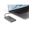 Docking Station Universale per Notebook PD400V 4x USB 3.2 / HDMI / VGA per Dual Display 4K Grigio + Power Delivery 85W