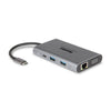 Docking Station Universale per Notebook PD400V 4x USB 3.2 / HDMI / VGA per Dual Display 4K Grigio + Power Delivery 85W