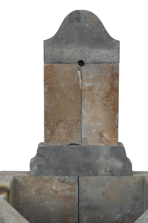 Biscottini Fontana da Giardino a Muro Biscottini in Pietra Naturale 80x70x100 Arredo