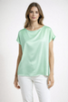 Blusa manica scesa raso