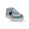 Scarpe Primi Passi Balducci Cita Pelle Bianco Verde Nero Made in Italy Bambino