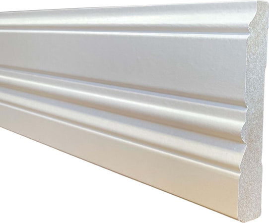 96ML di BATTISCOPA ZOCCOLINO COLONIALE in FIBRA DI LEGNO COMPATTA 112X18 BIANCO Fai da te/Prodotti per la costruzione/Materiali da costruzione/Pavimenti/Materiali per pavimenti/Battiscopa Eternal Parquet - Ariano Irpino, Commerciovirtuoso.it